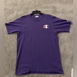 Champion Men's Short Sleeve Tee in Deep Purple